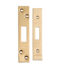 CARLISLE BRASS FSF5007SB FOREND STRIKE & FIXING PACK TO SUIT ARCHITECTURAL DEADLOCKS (EDS/LDS) - PACK