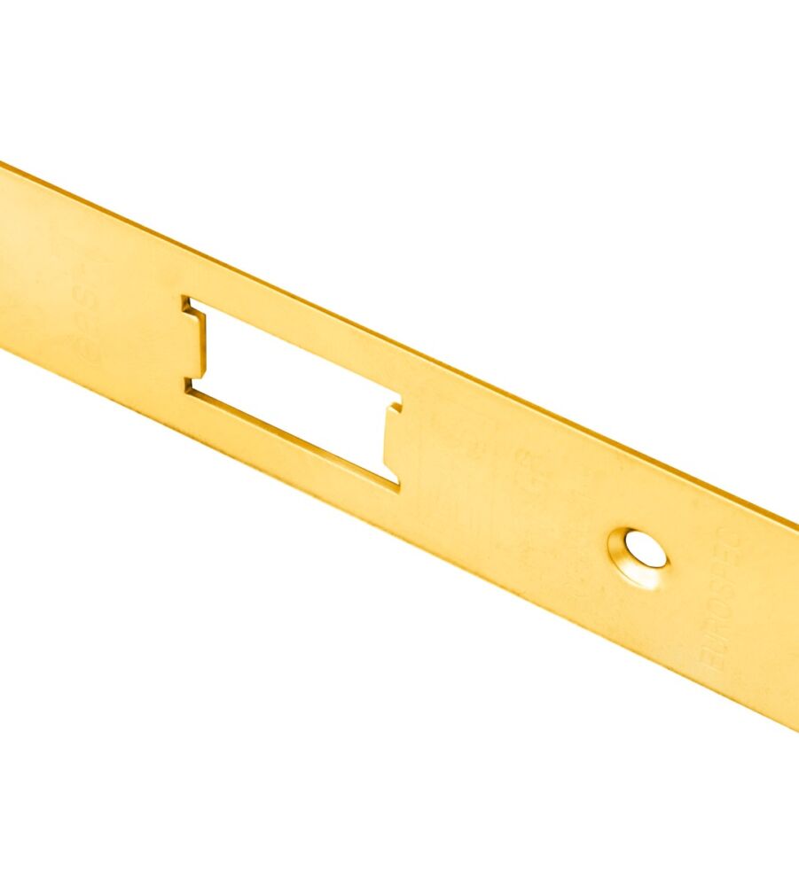 CARLISLE BRASS FSF5008PVD FOREND STRIKE & FIXING PACK TO SUIT FLAT LATCH FLL5030 - PACK