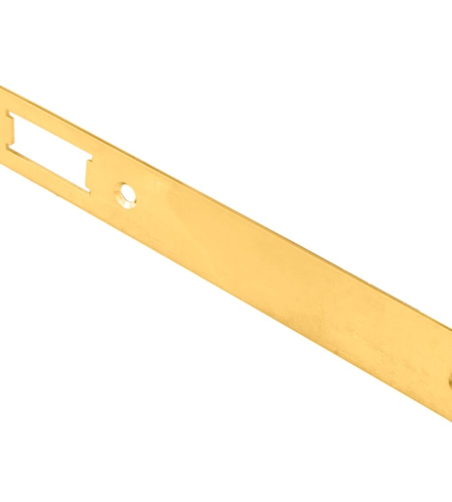 CARLISLE BRASS FSF5016PVD/R FOREND STRIKE & FIXING PACK TO SUIT DIN LATCH (SECURITY) RADIUS - PACK