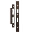 CARLISLE BRASS FSF5017MBRZ FOREND STRIKE & FIXING PACK TO SUIT DIN EURO SASH/BATHROOM LOCK (SECURITY)  - PACK
