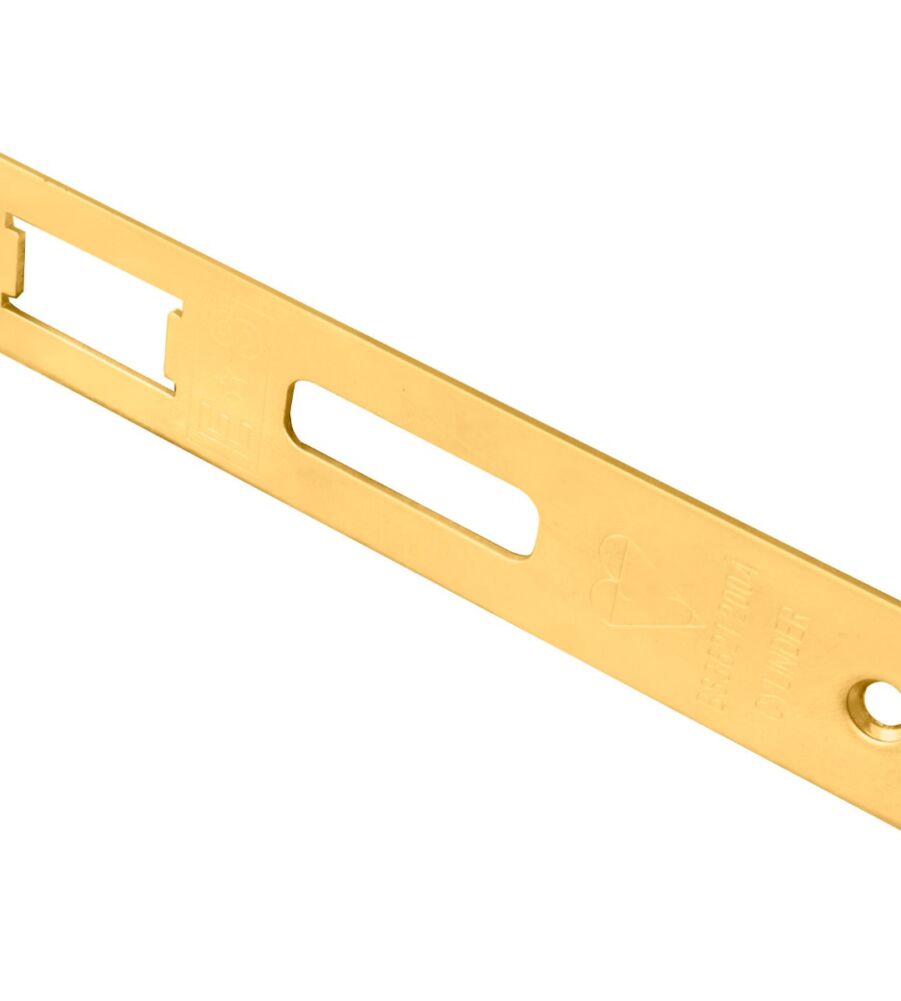 CARLISLE BRASS FSF5020PVD FOREND STRIKE & FIXING PACK TO SUIT BS CYLINDER SASHLOCK - PACK