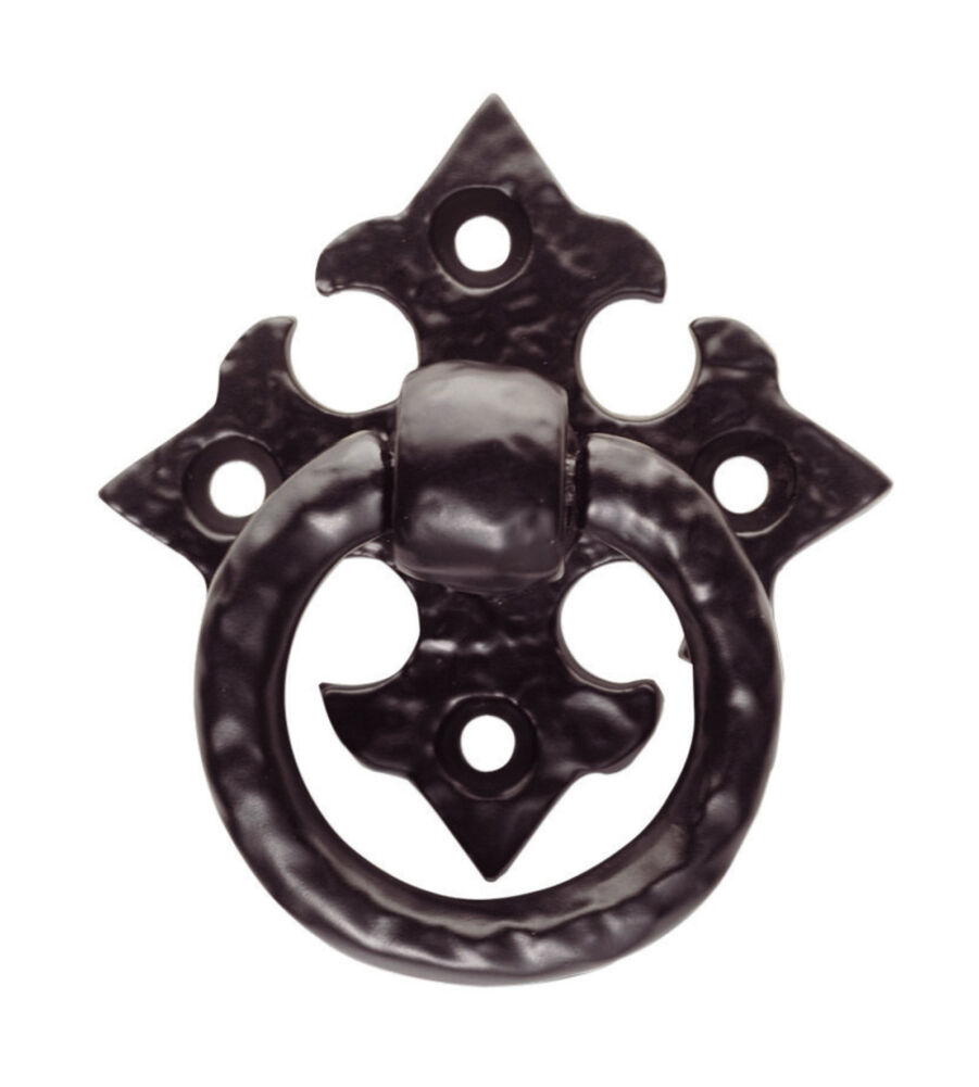 CARLISLE BRASS FTD1044BA FTD RING PULL ON GOTHIC CROSS BACKPLATE 57 X 57MM 59 ( 42.5 )