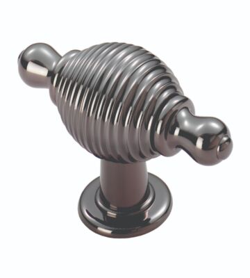 Carlisle Brass FTD600RBN Ftd Reeded Knob With Finial Ends 70 X 26mm 26 ( 46 )