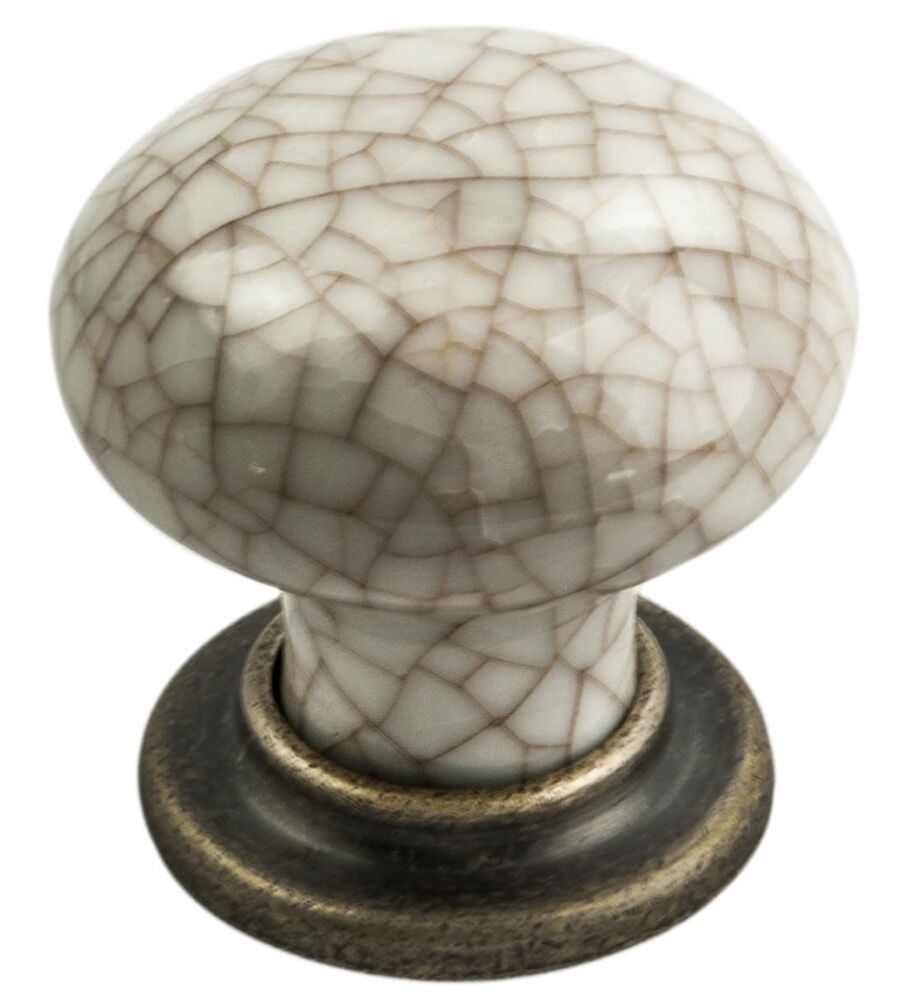 CARLISLE BRASS FTD630AABIC FTD PORCELAIN KNOB WITH FINISHED BASE 35MM 28 ( 37 )