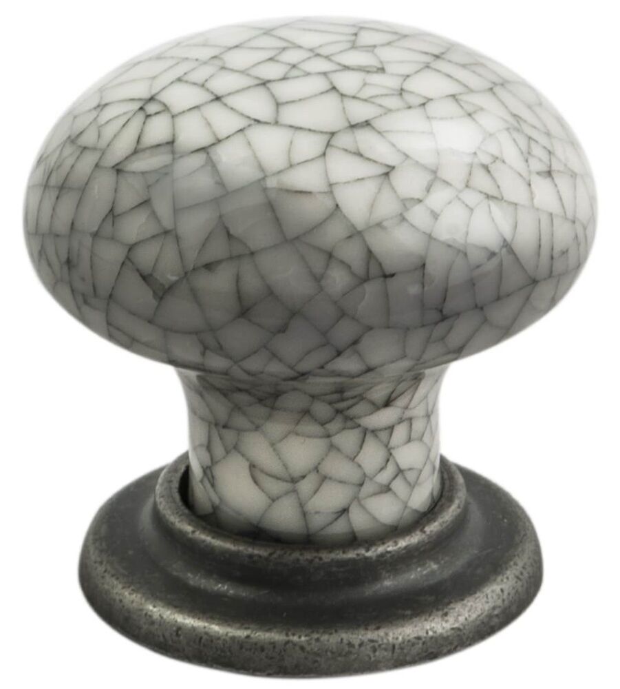 CARLISLE BRASS FTD630AASMC FTD PORCELAIN KNOB WITH FINISHED BASE 35MM 28 ( 37 )