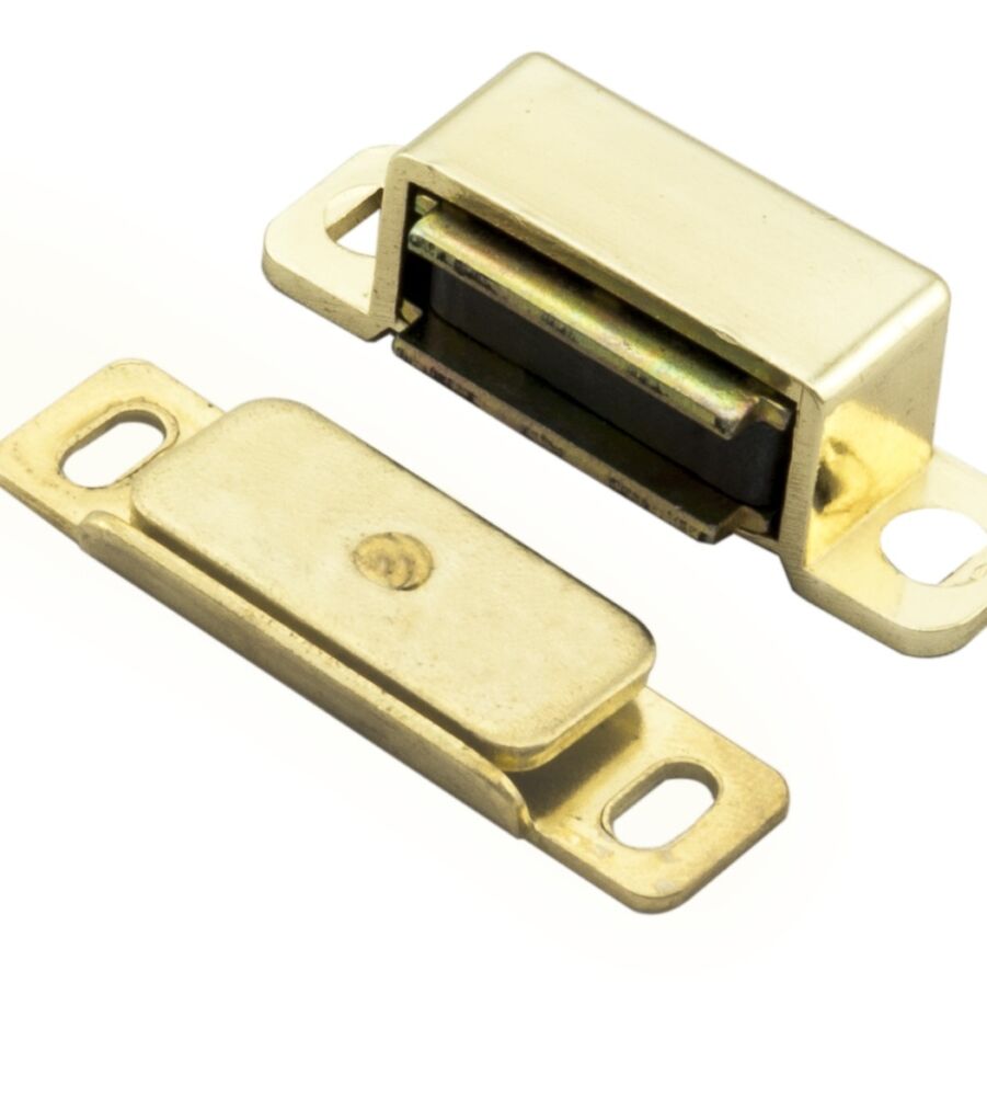 CARLISLE BRASS FTD840EB FTD STEEL MAGNETIC CATCH (6KG PULL) 46 X 15 X 14MM 46 X 15 X 14