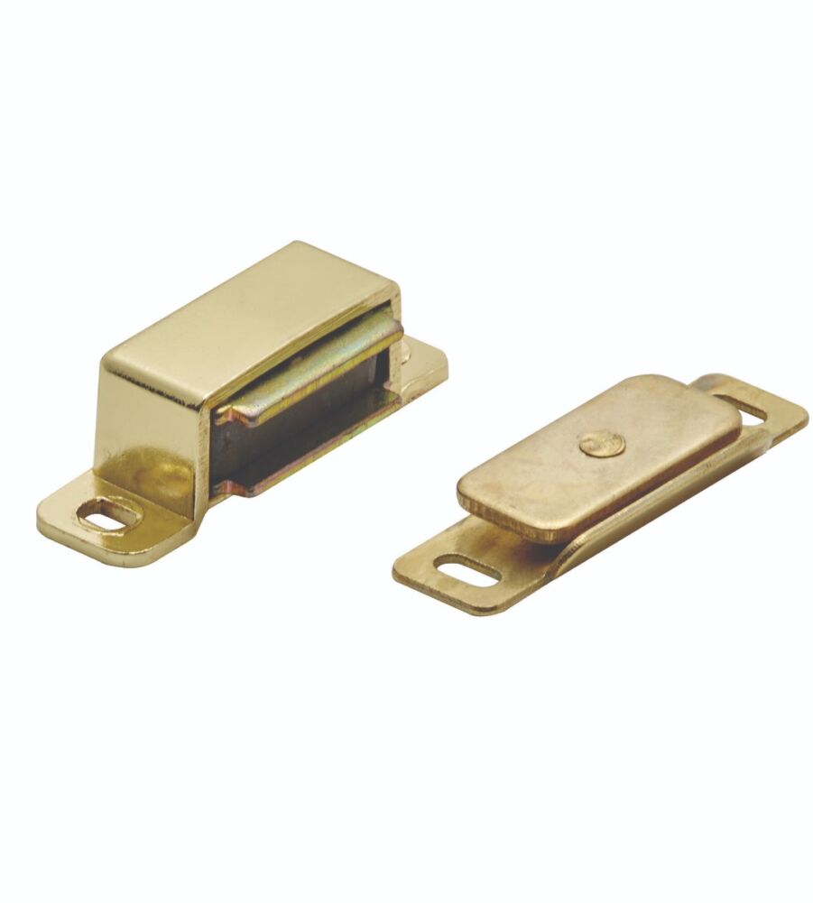 CARLISLE BRASS FTD850EB FTD STEEL MAGNETIC CATCH (3.5KG PULL) 46 X 15 X 14MM 46 X 15 X 14