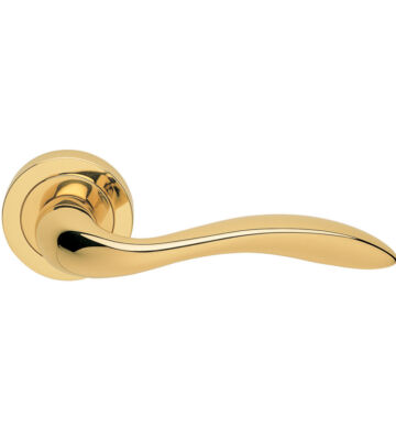 Carlisle Brass GI5 Giava Lever On Concealed Fix Round Rose Otl (Polished Brass) 51mm – Pair