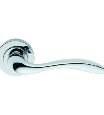 Carlisle Brass GI5CP Giava Lever On Concealed Fix Round Rose Cro (Polished Chrome) 51mm – Pair