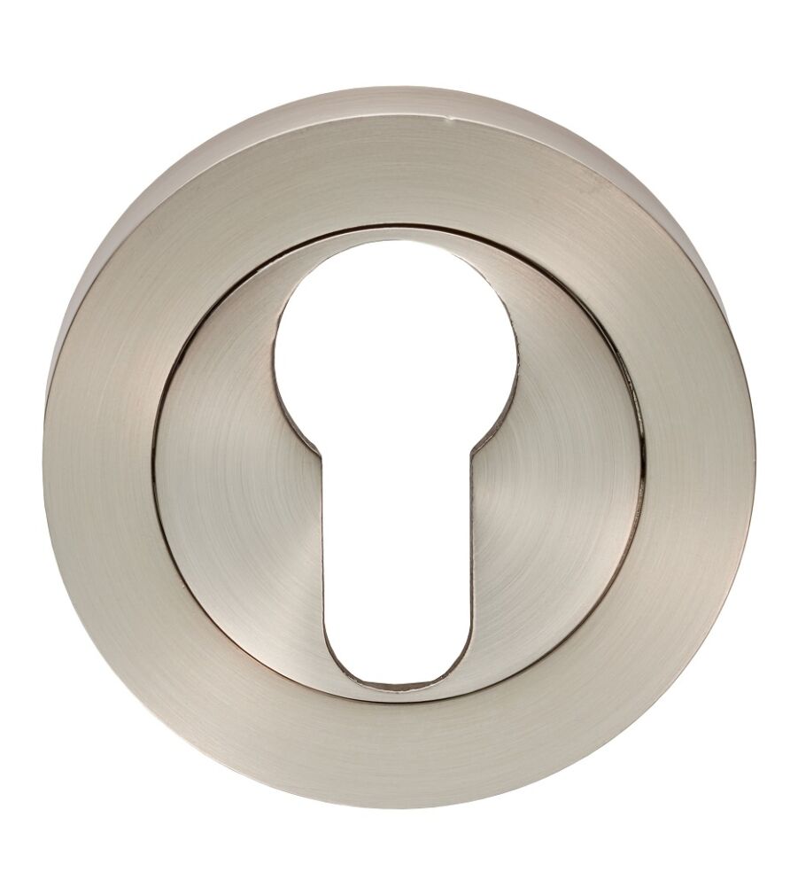 CARLISLE BRASS GK4001SN ESCUTCHEON - EURO PROFILE ON CONCEALED FIX ROUND ROSE SATIN NICKEL 52 X 8