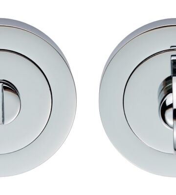 Carlisle Brass GK4004CP Turn & Release On Concealed Fix Round Rose Polished Chrome 52mm – Set