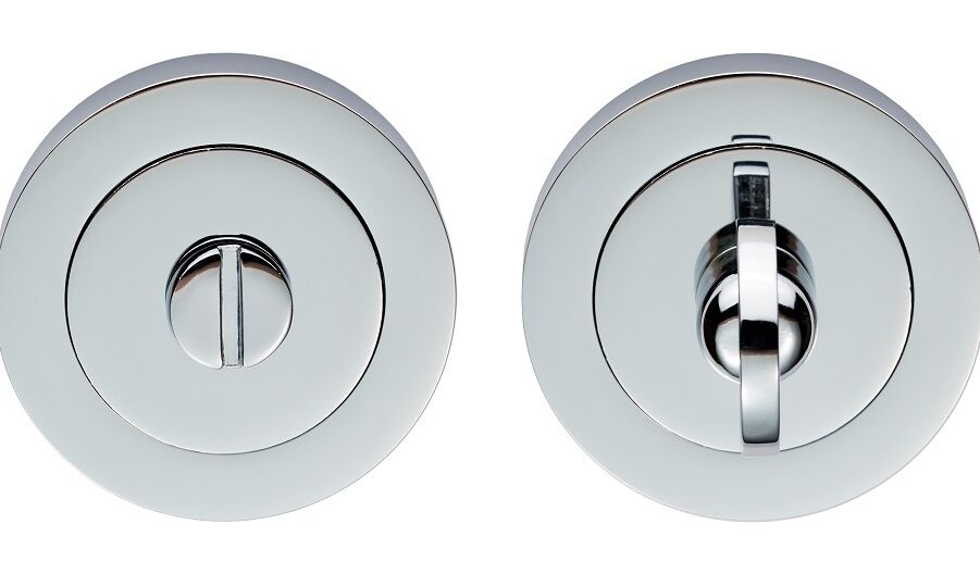 CARLISLE BRASS GK4004CP TURN & RELEASE ON CONCEALED FIX ROUND ROSE POLISHED CHROME 52MM - SET
