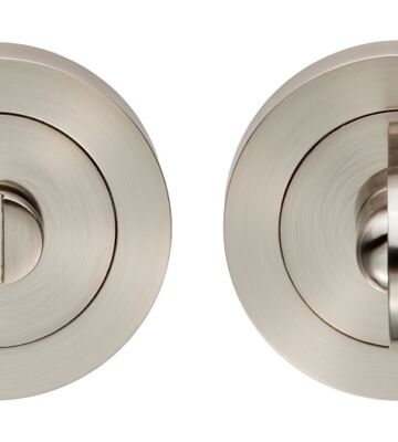 Carlisle Brass GK4004SN Turn & Release On Concealed Fix Round Rose Satin Nickel 52mm – Set