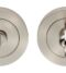 CARLISLE BRASS GK4004SN TURN & RELEASE ON CONCEALED FIX ROUND ROSE SATIN NICKEL 52MM - SET