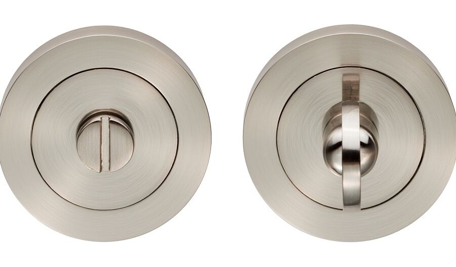 CARLISLE BRASS GK4004SN TURN & RELEASE ON CONCEALED FIX ROUND ROSE SATIN NICKEL 52MM - SET