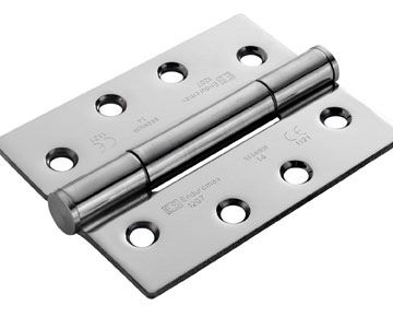 Carlisle Brass H3N1207/14BSS Ce14 100 X 75 X 3mm Concealed Bearing Triple Knuckle Hinge – Square – Pair