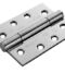 CARLISLE BRASS H3N1207/14BSS CE14 100 X 75 X 3MM CONCEALED BEARING TRIPLE KNUCKLE HINGE - SQUARE - PAIR
