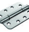CARLISLE BRASS H3N1207/14BSS/R CE14 100 X 75 X 3MM CONCEALED BEARING TRIPLE KNUCKLE HINGE - RADIUS - PAIR