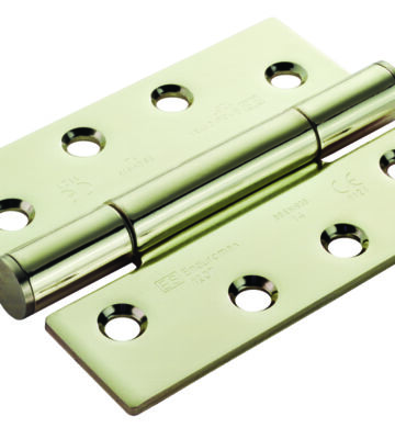 Carlisle Brass H3N1207/14PVD Ce14 100 X 75 X 3mm Concealed Bearing Triple Knuckle Hinge – Square – Pair