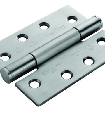 Carlisle Brass H3N1207/14SSS Ce14 100 X 75 X 3mm Concealed Bearing Triple Knuckle Hinge – Square – Pair