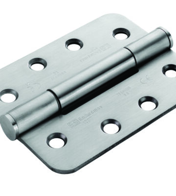 Carlisle Brass H3N1207/14SSS/R Ce14 100 X 75 X 3mm Concealed Bearing Triple Knuckle Hinge – Radius – Pair