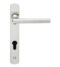 CARLISLE BRASS SWNP120/92SSS DESIGNER NARROWPLATE LEVER ON 32 X 220 PLATE - 92MM C/C - PAIR