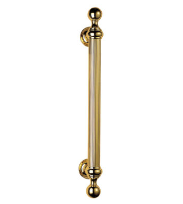 Carlisle Brass PF108 Pull Handle Reeded Grip (Ornate) On Rose 500mm