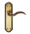 CARLISLE BRASS DL341FB WENTWORTH LEVER ON BACKPLATE - LATCH 180MM X 48MM - PAIR