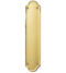CARLISLE BRASS DL20 FINGER PLATE - SHAPED END 305MM X 64MM