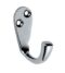 CARLISLE BRASS AA26CP/BP VICTORIAN SINGLE ROBE HOOK 45MM