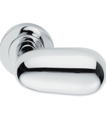 Carlisle Brass UO5CP Uovo Lever On Concealed Fix Round Rose Cro (Polished Chrome) 51mm – Pair
