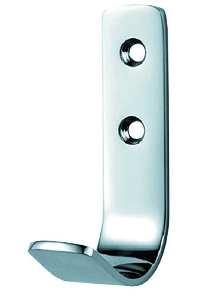 CARLISLE BRASS HCH1012BSS 80 X 20MM FLAT COAT HOOK