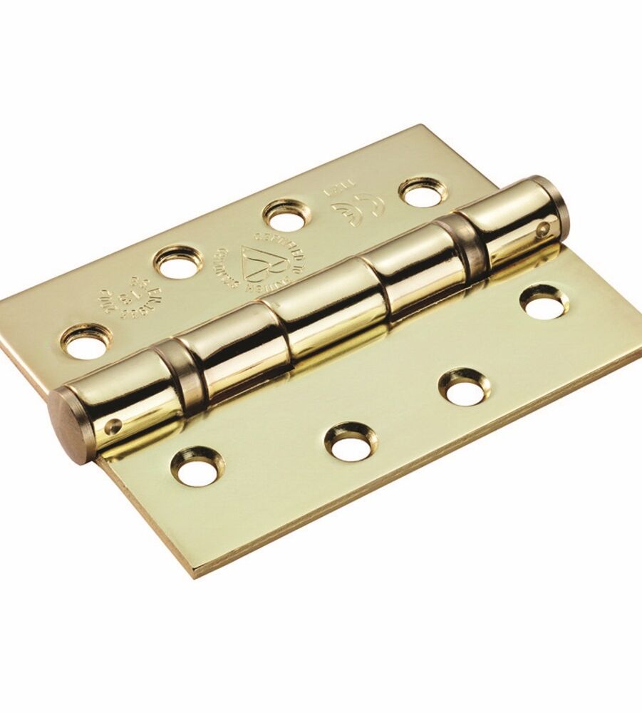 CARLISLE BRASS HDBB4EB ( HIN1433) CE HINGE 4 X 3 X 3 - GRADE 13 C/W M5 X 31MM SCREWS 102 X 76 X 3 - PAIR