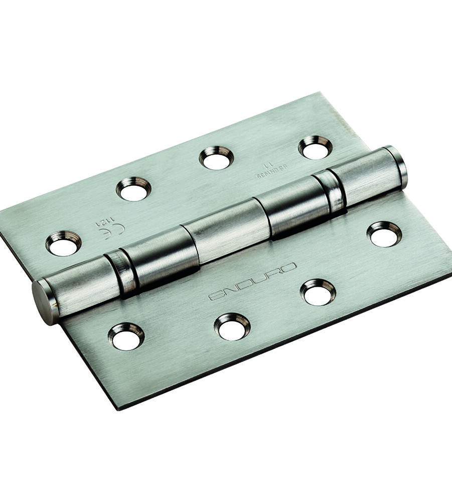 CARLISLE BRASS HIN14322/11SSS EUROSPEC 4 X 3 X 2.2MM BB HINGE - GRADE 11 80KG 102 X 76 X 2.2 - PAIR