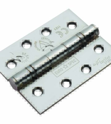 Carlisle Brass HIN14325/13BSS Eurospec 102 X 76 X 2.5mm Ball Bearing Hinge – Grade 13 – Pack(3)
