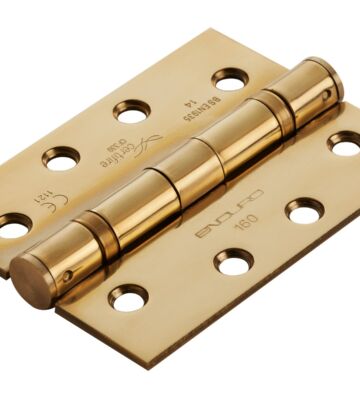 Carlisle Brass HIN1433/14PVD Ce14 4 X 3 X 3 Ball Bearing 5 Knuckle Hinge 102 X 76 X 3mm – Pair