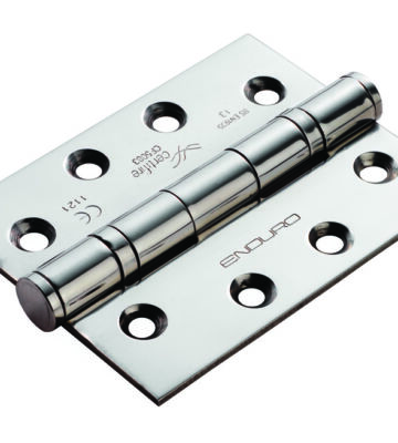 Carlisle Brass HIN1433P/13BSS Eurospec 102 X 76 X 3mm Ball Bearing Hinge – Grade 13 – Pair