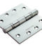 CARLISLE BRASS HIN1443P/13SSS EUROSPEC 102 X 102 X 3MM BALL BEARING HINGE - GRADE 13 - PAIR