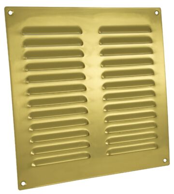 Carlisle Brass HL6 Ventilator (Hooded Louvre Pattern) 242mm X 242mm