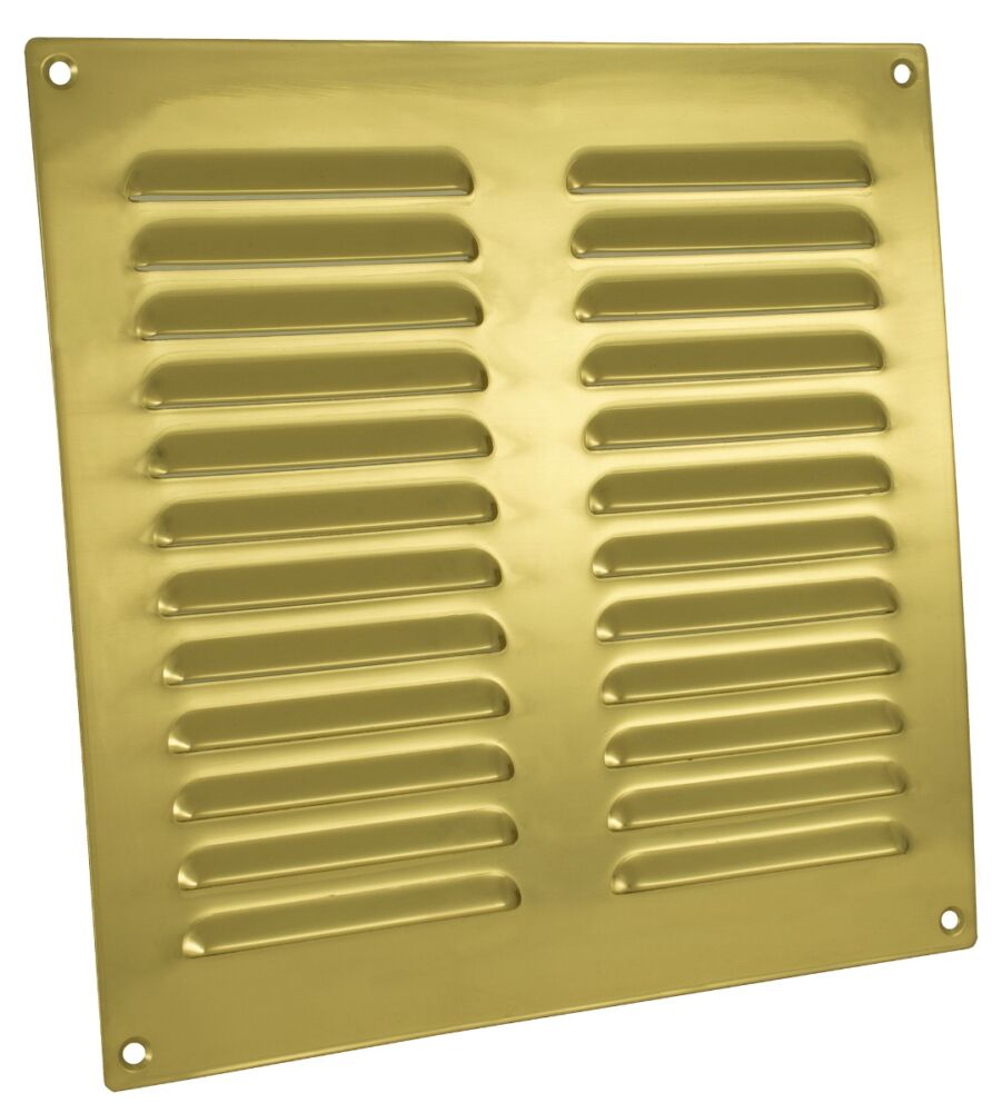 CARLISLE BRASS HL6 VENTILATOR (HOODED LOUVRE PATTERN) 242MM X 242MM