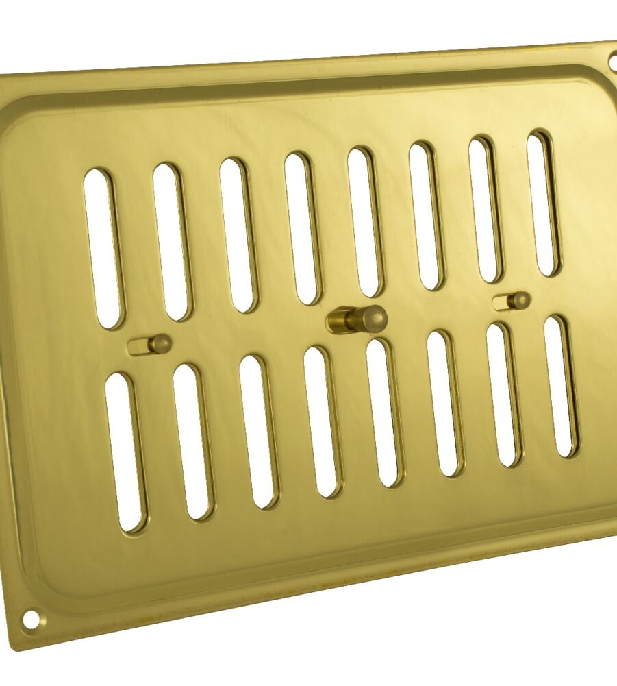 CARLISLE BRASS HM5 VENTILATOR (HIT AND MISS PATTERN) 242MM X 165MM