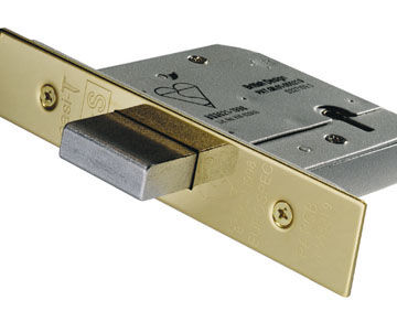 Carlisle Brass LDB5525PVD Easi – T 5 Lever Deadlock Bs 64mm