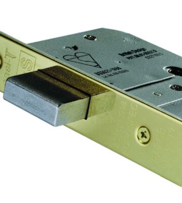 Carlisle Brass LDB5530PVD Easi – T 5 Lever Deadlock Bs 76mm