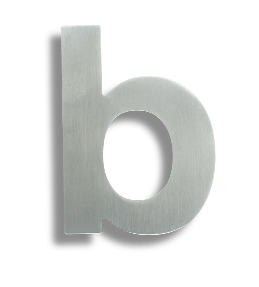 CARLISLE BRASS LET1090BBSS 118 X 84 X 2MM LETTER B - CONCEALED PIN FIT G316