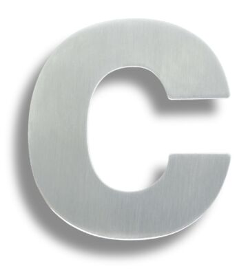 Carlisle Brass LET1090CSSS 89 X 80 X 2mm Letter C – Concealed Pin Fit G316