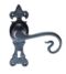 CARLISLE BRASS LF5116 CURLY TAIL LEVER ON BACKPLATE - LOCK 57MM C/C 170 X 52 - PAIR