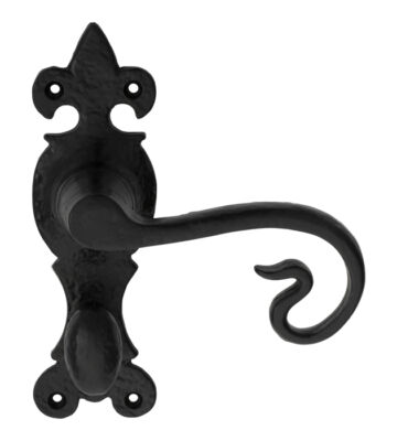 Carlisle Brass LF5118 Curly Tail Lever On Backplate – Bathroom 57mm C/C 170 X 52mm – Pair