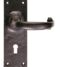 CARLISLE BRASS LF5501 TRADITIONAL LEVER ON BACKPLATE - LOCK 57MM C/C 152 X 55 - PAIR