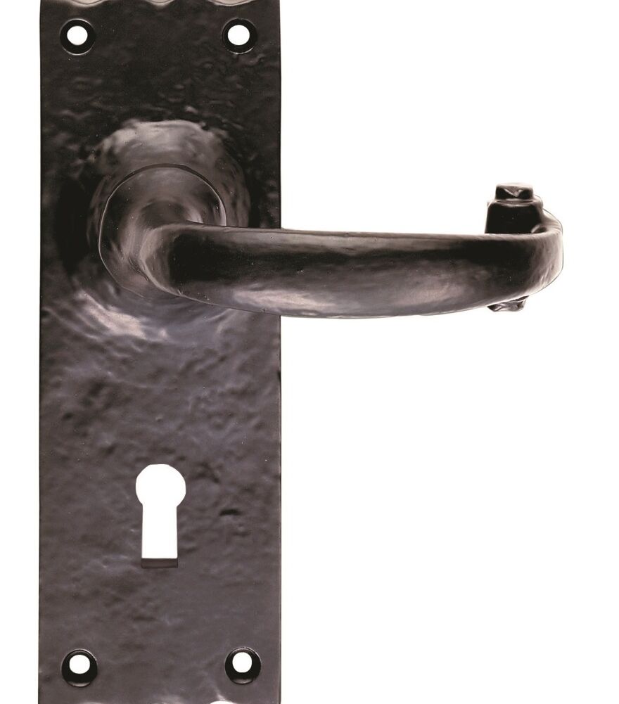 CARLISLE BRASS LF5501 TRADITIONAL LEVER ON BACKPLATE - LOCK 57MM C/C 152 X 55 - PAIR