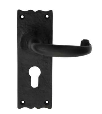 Carlisle Brass LF5501Y Traditional Lever On Backplate – Lock Euro Profile 47.5mm C/C 152 X 55 – Pair